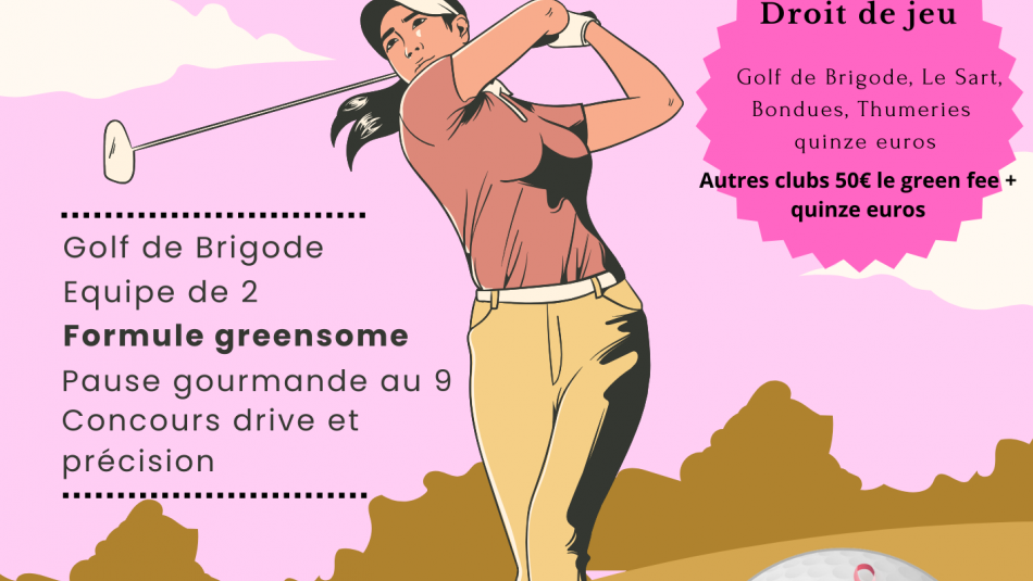 Rose sur Green samedi 18 octobre 2025